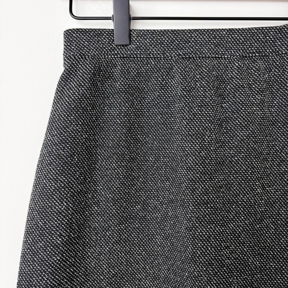 Vintage Worthington Knits Pencil Skirt M Tweed Dark Academia Minimalist Classic - Picture 2 of 8